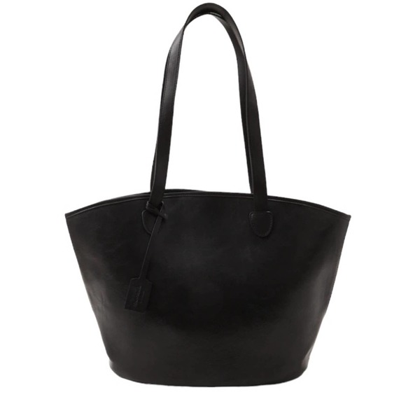 Abercrombie & Fitch Handbags - Abercrombie Women’s Vegan Leather Tote Bag in Black New NWT Retail $80